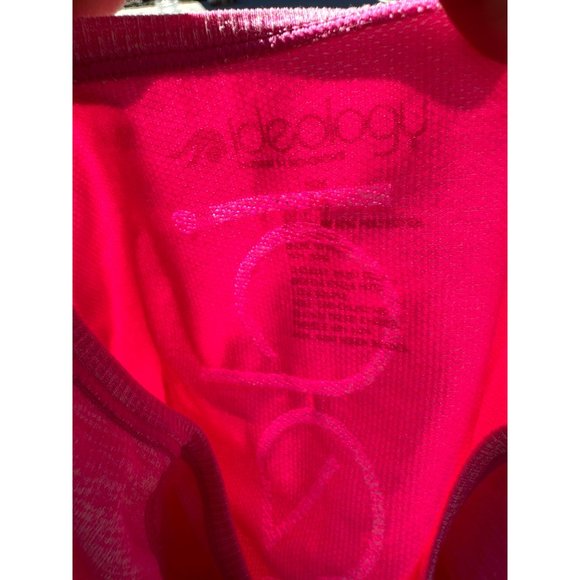 Ideology Womans Tech Top Short Sleeve Hot Pink Workout Activewear Pullover Small - Picture 8 of 8
